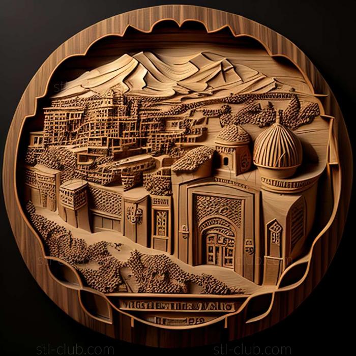 3D model Jerusalem in Israel (STL)